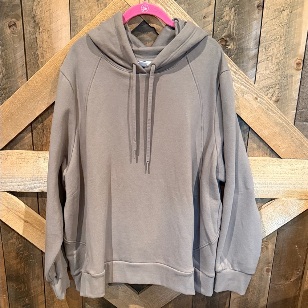Athleta Men's Taupe Hoodie Sweater
